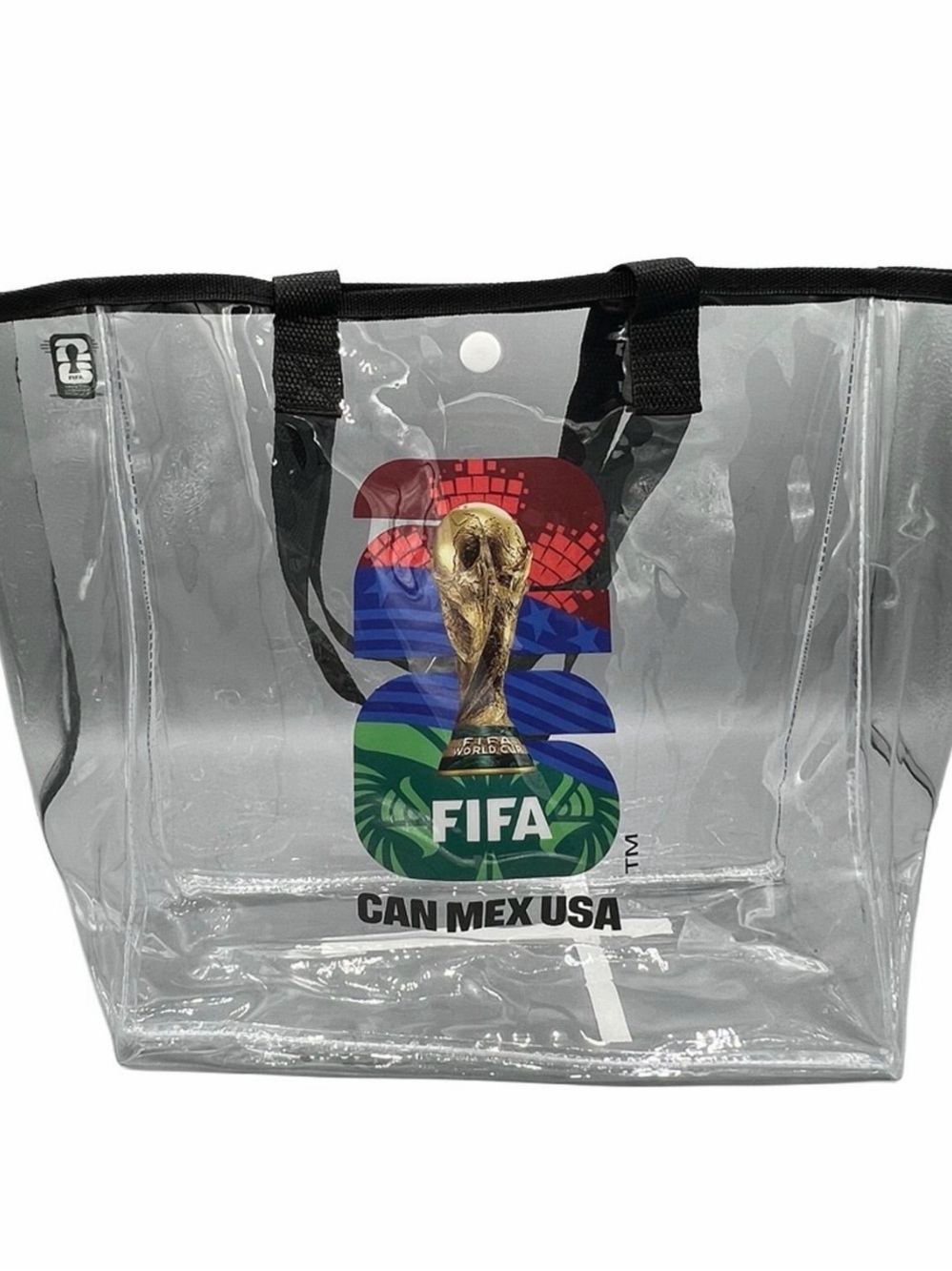 FIFA World Cup Clear Tote Bag 2026 NWT